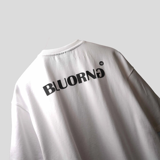 BLUORANG WHITE BASIC T-SHIRT