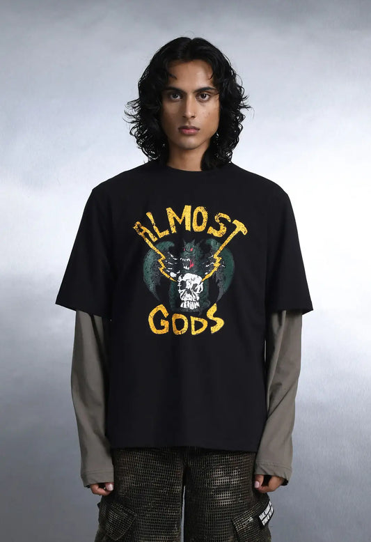 ALMSTGDS Recon Relaxed Tee in Black