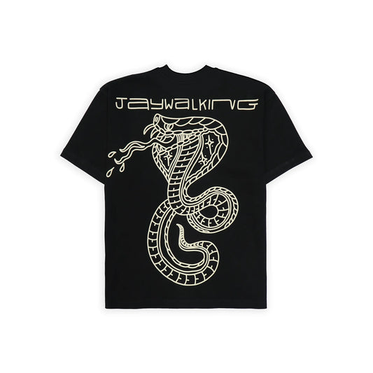 JYWKNG SNAKE T-SHIRT IN BLACK [UNISEX]
