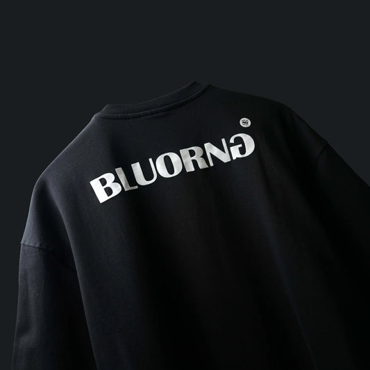 BLUORANG BLACK BASIC T-SHIRT