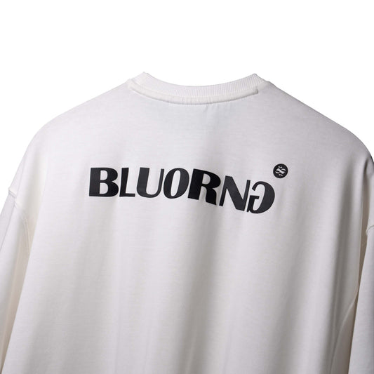 BLUORANG WHITE BASIC T-SHIRT